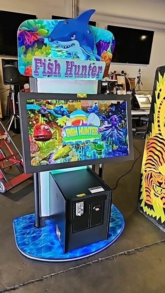 FISH HUNTER TOUCH SCREEN LCD TICKET REDEMPTION GAME