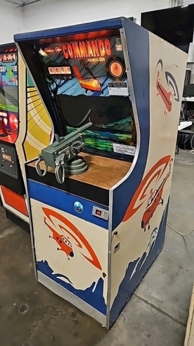 CHICAGO COIN'S COMMANDO MACHINE GUN GALLERY SHOOTER ARCADE GAME