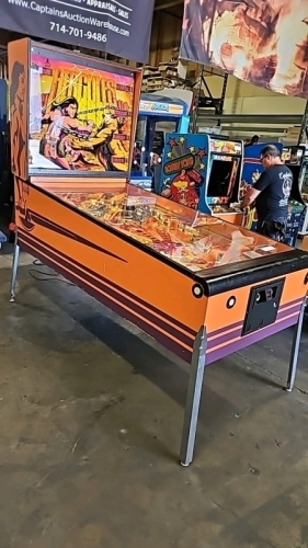 HERCULES PINBALL MACHINE ATARI 1979 "WORLD'S LARGEST PINBALL MACHINE"