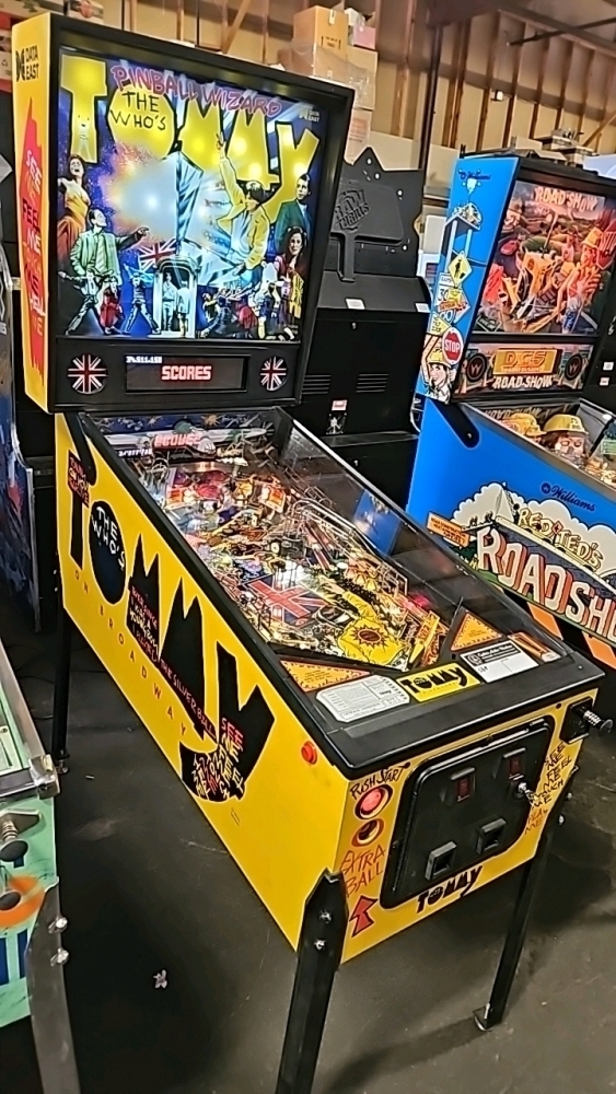 THE WHO'S TOMMY PINBALL WIZARD PINBALL GAME DATA EAST 1994 COLOR DMD ...