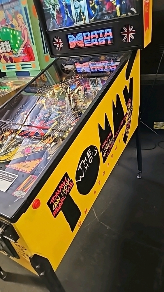 THE WHO'S TOMMY PINBALL WIZARD PINBALL GAME DATA EAST 1994 COLOR DMD ...