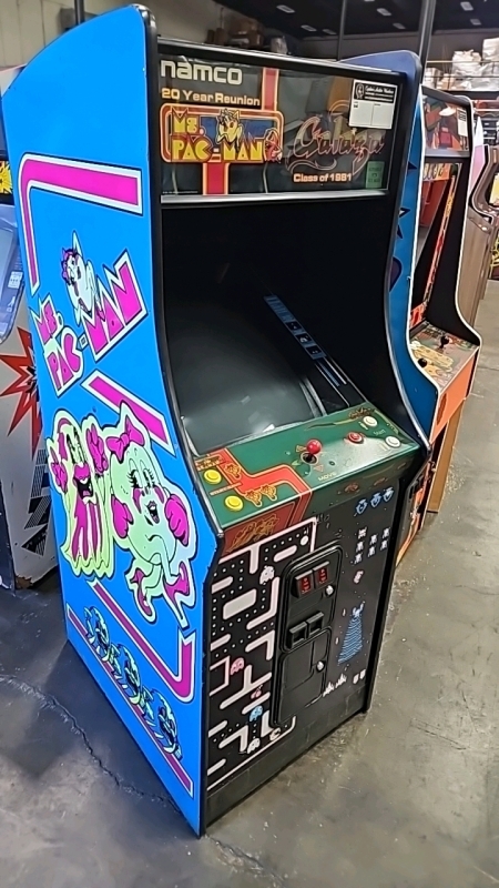 CLASS OF 81 GALAGA MS PACMAN UPRIGHT ARCADE GAME XN