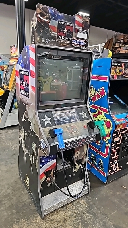 AMERICA'S ARMY UPRIGHT TARGET SHOOTER ARCADE CABINET ONLY