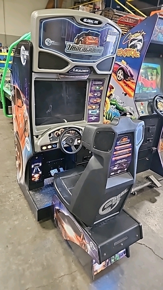 NEED FOR SPEED UNDERGROUND SITDOWN DRIVER ARCADE GAME