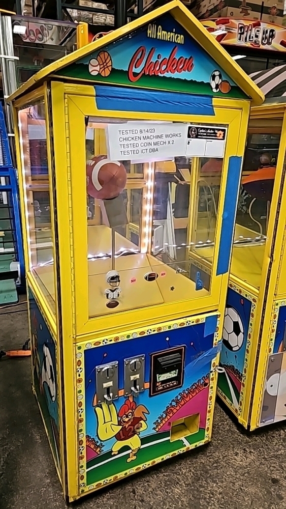 Talking Chicken Machine ALL AMERICAN CHICKEN TOY EGG VENDING MACHINE #3