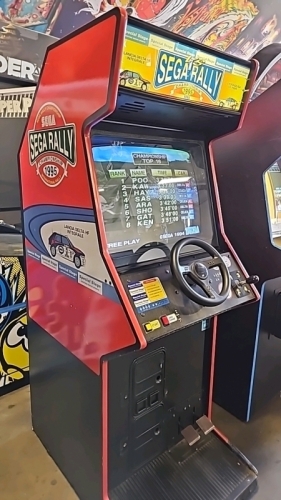 SEGA RALLY CHAMPIONSHIP UPRIGHT DRIVER ARCADE GAME DEDICATED
