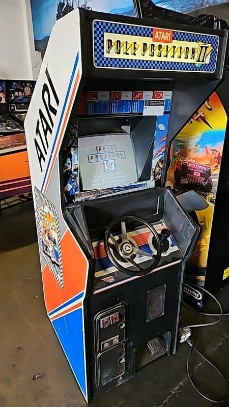 POLE POSITION II UPRIGHT ARCADE GAME CABINET ATARI ORIGINAL