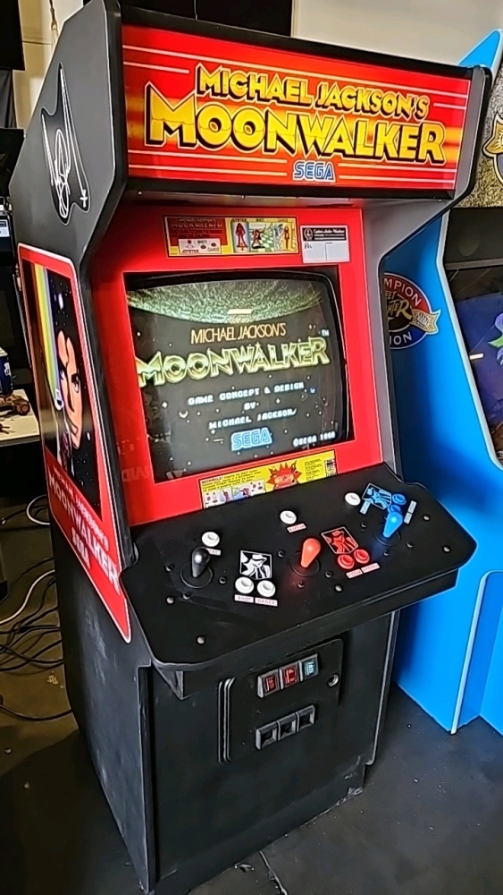 michael jackson moonwalker arcade game