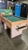 SCORE POOL WILLIAMS CLASSIC SLATE TOP ARCADE POOL TABLE GAME ANTIQUE E.M. - 8