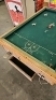 SCORE POOL WILLIAMS CLASSIC SLATE TOP ARCADE POOL TABLE GAME ANTIQUE E.M. - 9