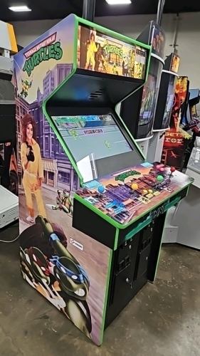 TEENAGE MUTANT NINJA TURTLES UPRIGHT ARCADE GAME