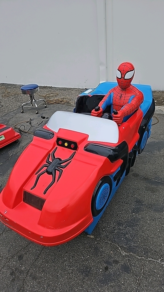 KIDDIE RIDE SPIDERMAN SPIDEY CAR RIDER