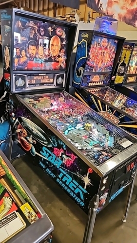 STAR TREK NEXT GENERATION PINBALL MACHINE WILLIAMS