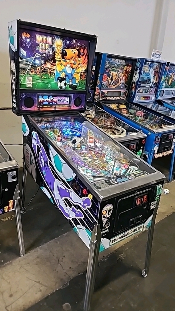 WORLD CUP SOCCER 94 PINBALL MACHINE BALLY L@@K!!!