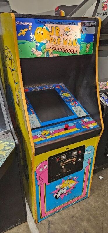 JR PACMAN UPRIGHT BALLY MIDWAY ARCADE GAME PROJECT