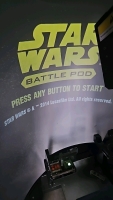 STAR WARS BATTLE POD DELUXE SITDOWN ARCADE GAME NAMCO - 7