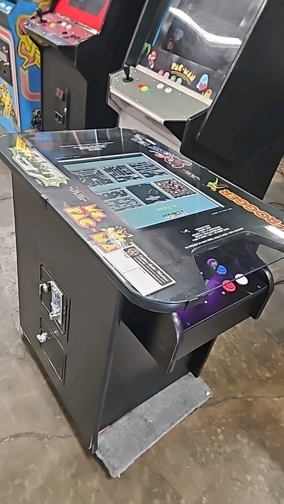 MULTICADE COCKTAIL TABLE ARCADE GAME MS PAC NINTENDO THEME BLK
