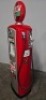 1940's VINTAGE SKY CHIEF "RED/WHITE" BENNETT 646 GAS PUMP RESTORED - 9