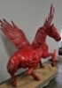 MOBIL PEGASUS HORSE STATUE 6' TALL ALUMINUM CUSTOM L@@K!! - 3