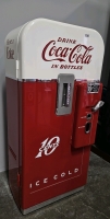 COCA COLA BOTTLE VEND MACHINE VENDO 39, RESTORED BEAUTIFUL - 2