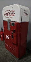 COCA COLA BOTTLE VEND MACHINE VENDO 39, RESTORED BEAUTIFUL - 3