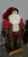 SAINT NICK SANTA CLAUS LIFE SIZE FIGURE HIGH QUALITY CLASSIC L@@K!! - 2