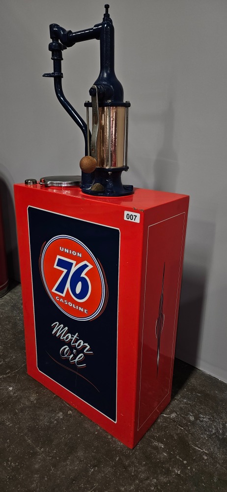 1930s SHEILD, HARPER & CO. OIL PUMP UNION 76 GASOLINE RESTORED CUSTOM ...