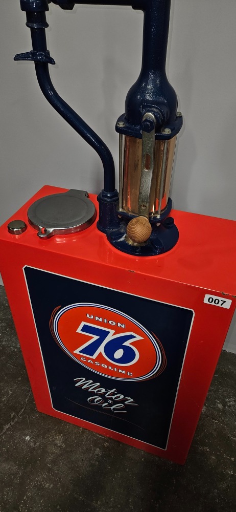 1930s SHEILD, HARPER & CO. OIL PUMP UNION 76 GASOLINE RESTORED CUSTOM ...