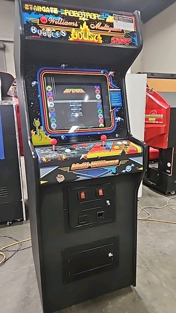 WILLIAMS MULTICADE J-ROC CLASSICS UPRIGHT ARCADE GAME