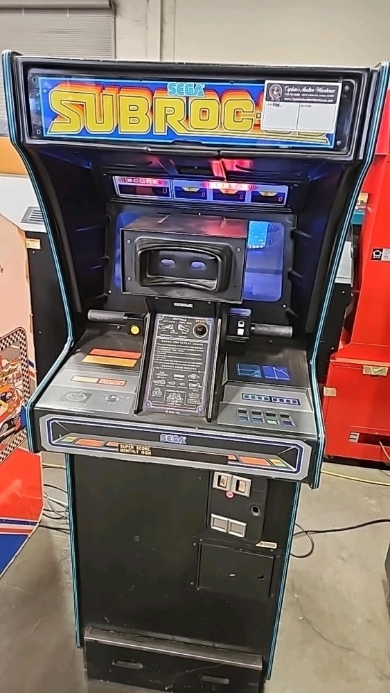 SUB-ROC 3D UPRIGHT CLASSIC ARCADE GAME SEGA