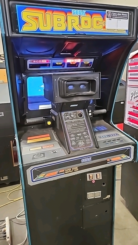 SUB-ROC 3D UPRIGHT CLASSIC ARCADE GAME SEGA