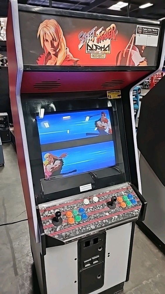 STREETFIGHTER ALPHA WARRIORS DREAM UPRIGHT ARCADE GAME CAPCOM