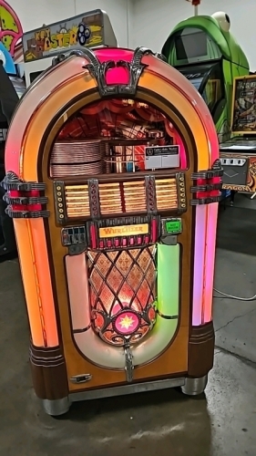WURLITZER 1015 ANTIQUE BUBBLER MUSIC JUKEBOX 78 RPM/ 45 RPM