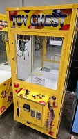 TOY CHEST YELLOW PLUSH CLAW CRANE MACHINE SMART W/ BILL ACCEPTOR - 3