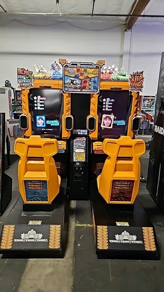 TANK! TANK! TANK! DUAL ACTION ARCADE GAME NAMCO USA VERSION