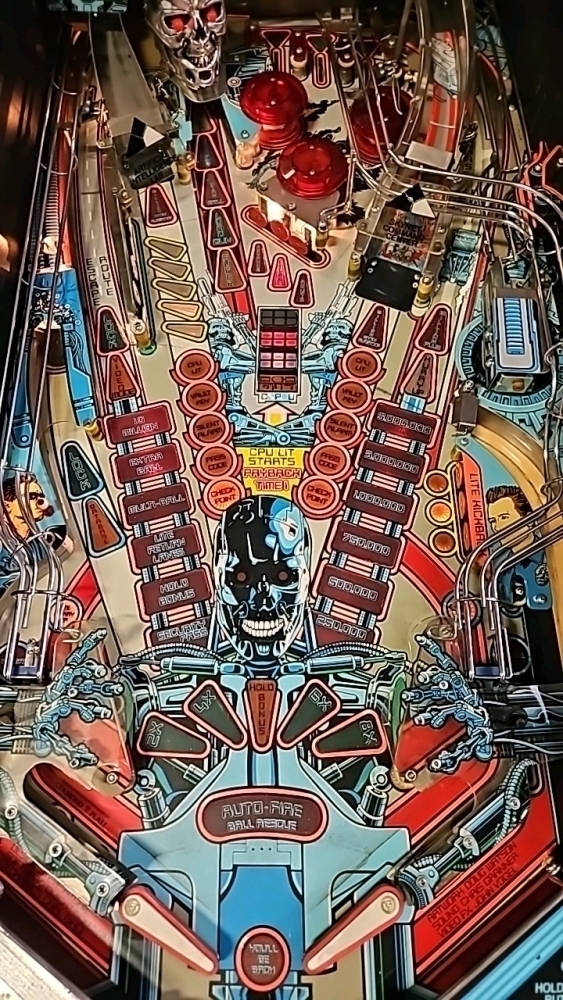 TERMINATOR 2 JUDGEMENT DAY PINBALL MACHINE WILLIAMS 1991