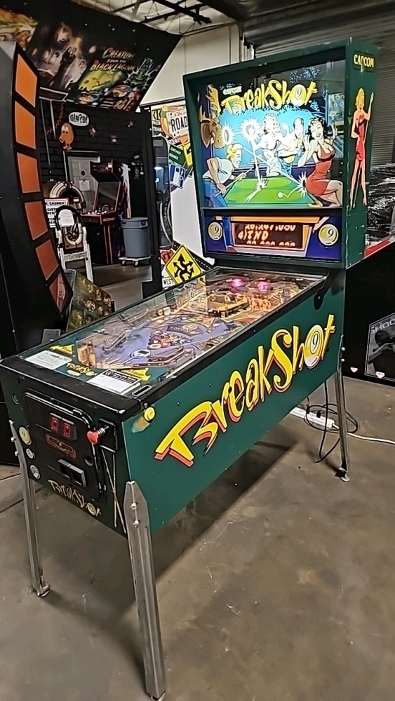 BREAK SHOT PINBALL MACHINE CAPCOM 1996