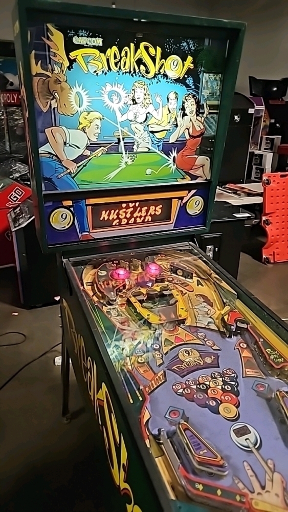 BREAK SHOT PINBALL MACHINE CAPCOM 1996
