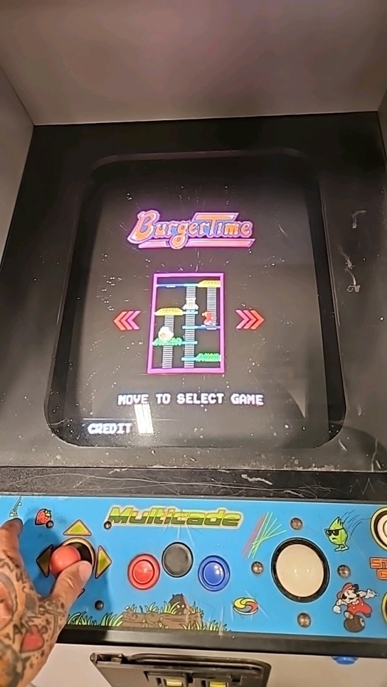 MULTICADE W/ TRACK BALL UPRIGHT CLASSICS ARCADE GAME RL