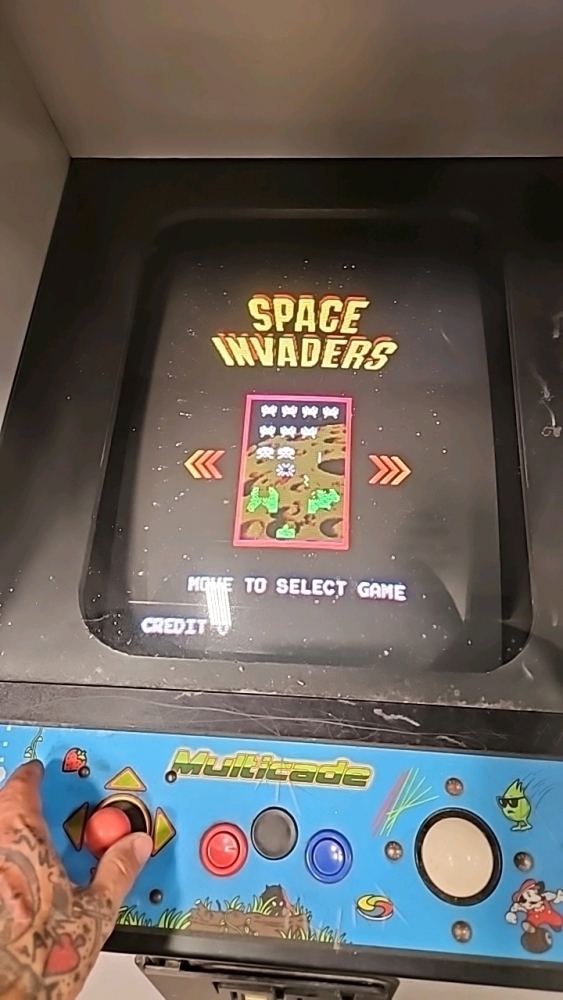 MULTICADE W/ TRACK BALL UPRIGHT CLASSICS ARCADE GAME RL