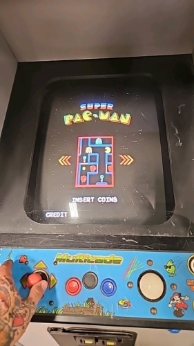 MULTICADE W/ TRACK BALL UPRIGHT CLASSICS ARCADE GAME RL