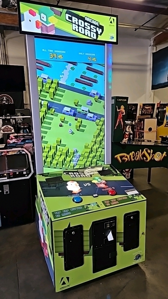 CROSSY ROADS DELUXE ARCADE GAME ADRENALINE AMUSEMENTS