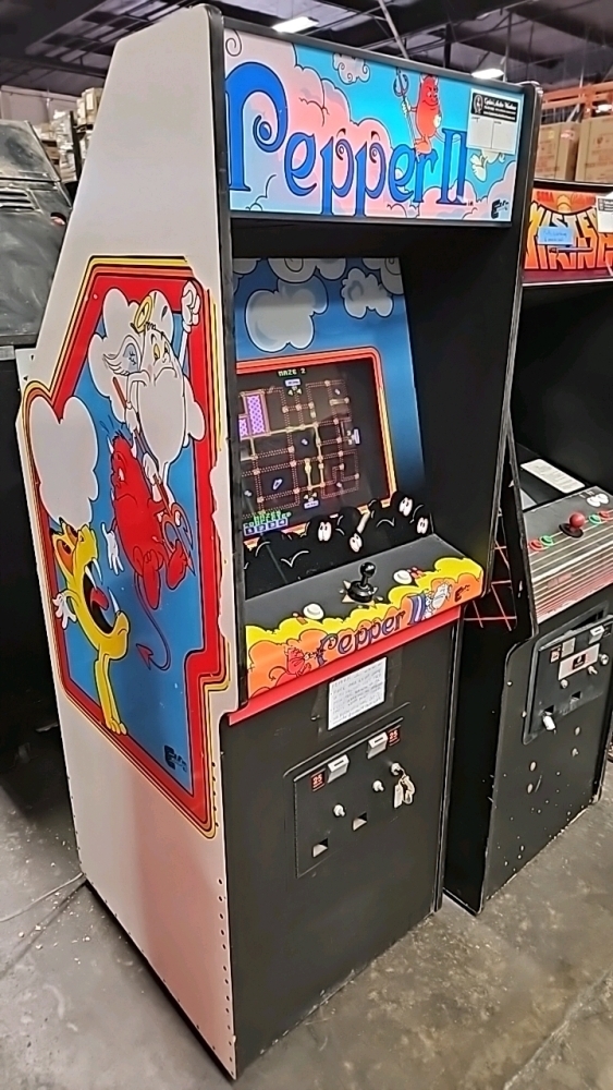 PEPPER II UPRIGHT EXIDY CLASSIC ARCADE GAME