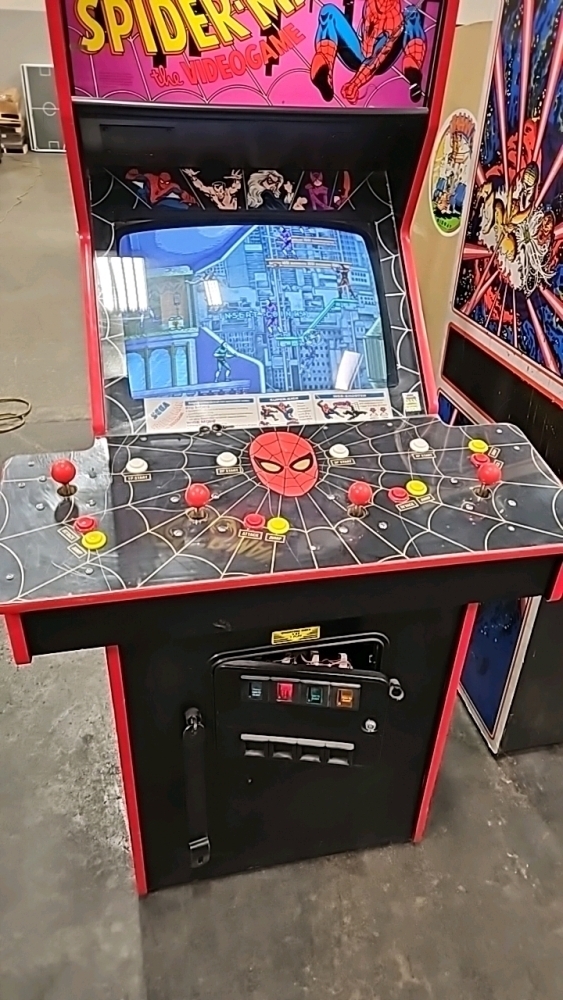 SPIDERMAN UPRIGHT ARCADE GAME SEGA