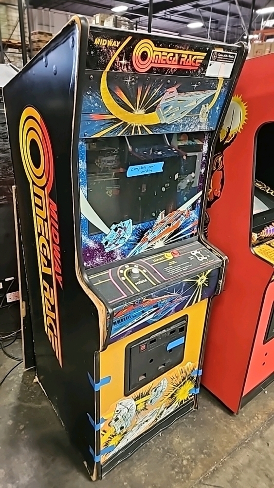 OMEGA RACE CLASSIC MIDWAY ARCADE GAME