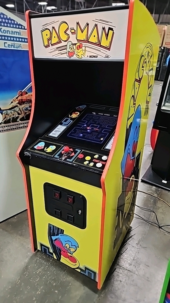 PAC-MAN UPRIGHT YELLOW NEW BUILD ARCADE GAME