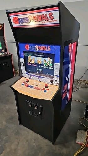 ARCH RIVALS UPRIGHT NEW BUILD BALLY STYLE ARCADE GAME W/ LCD