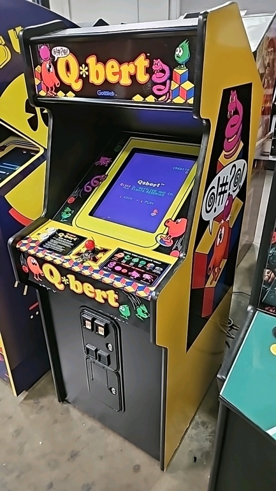 Q-BERT NEW BUILD UPRIGHT ARCADE GAME W/ LCD MONITOR