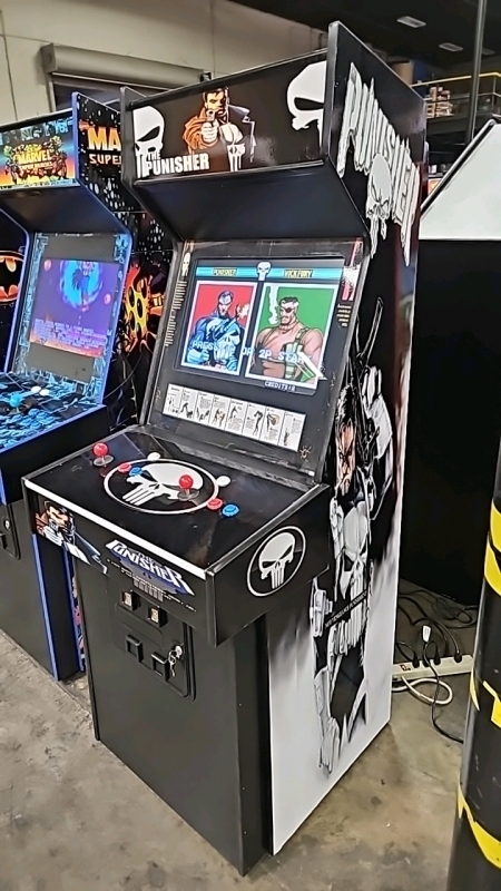 THE PUNISHER UPRIGHT ARCADE GAME NEW BUILD W/ LCD MONITOR