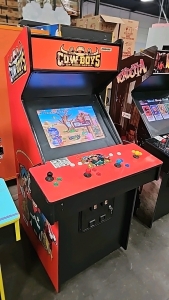 COWBOYS OF MOO MESA 4 PLAYER ARCADE GAME NEW BUILD W/ LCD